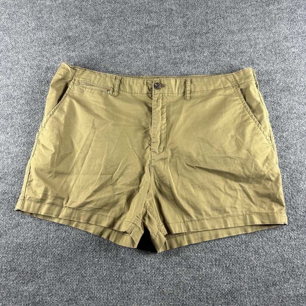 American Eagle Outfitters Shorts Mens 40 Beige Chino Classic Fit Stretch Pockets